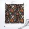 Vintage Halloween Black White Orange Ghost Witch Custom Printed Fabric by Spoonflower Various Fabrics by the Yard or Fat Quarter